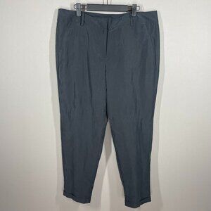 NEW Ann Taylor Dress Pants Womens 12 black trouser classic preppy